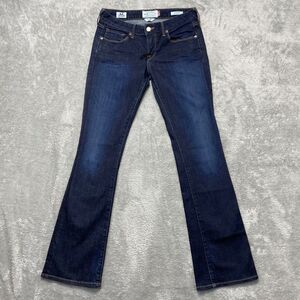 Lucky Jeans Women's 2/26* Blue Denim Lolita Boot White Oak Cone Denim USA 28x30
